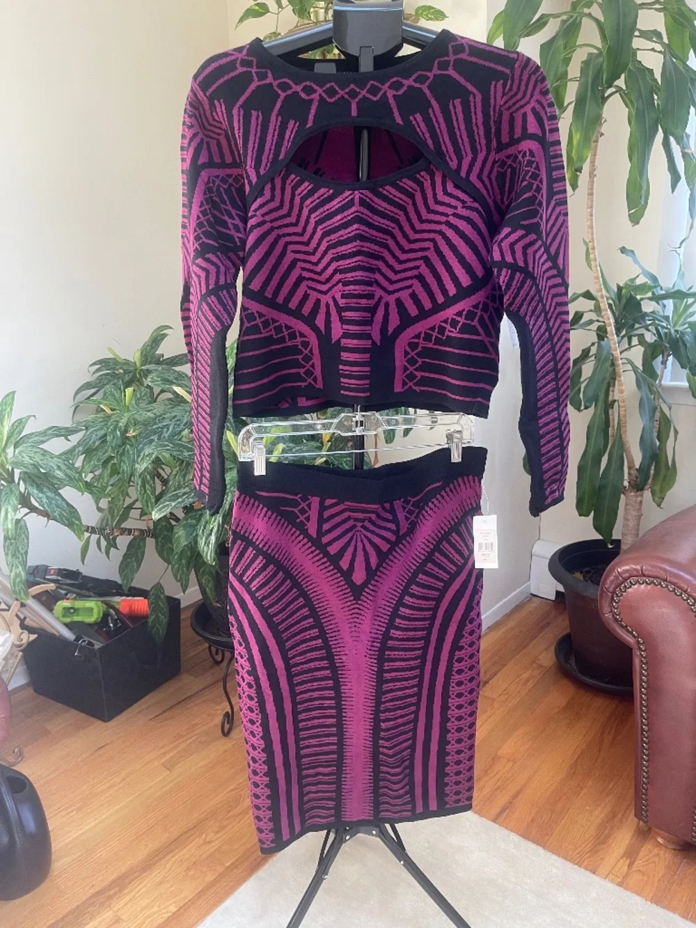 Matching knit set